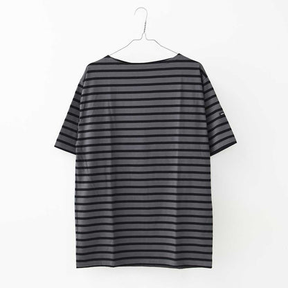 SAINT JAMES [PIRIAC BORDER - META×NOIR] [pb-met-nior] セントジェームス 正規販売店・ピリアック ボーダー・メタルグレー×黒・MEN'S / LADY'S [2026SS]