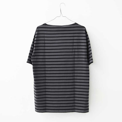SAINT JAMES [PIRIAC BORDER - META×NOIR] [pb-met-nior] セントジェームス 正規販売店・ピリアック ボーダー・メタルグレー×黒・MEN'S / LADY'S [2026SS]