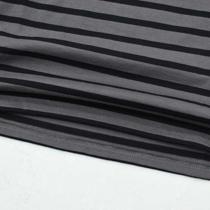 SAINT JAMES [PIRIAC BORDER - META×NOIR] [pb-met-nior] セントジェームス 正規販売店・ピリアック ボーダー・メタルグレー×黒・MEN'S / LADY'S [2026SS]