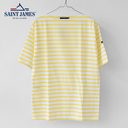 SAINT JAMES [PIRIAC BORDER - NEIGE×ACIDULE] [pb-nei-aci] ピリアック ボーダー・白×イエロー [2023SS]