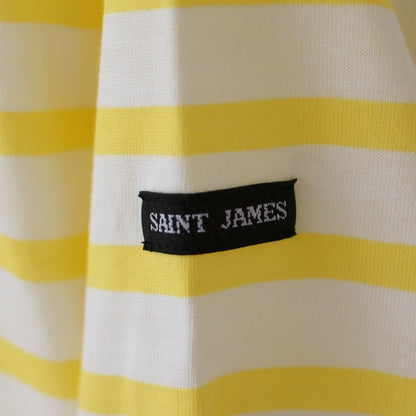 SAINT JAMES [PIRIAC BORDER - NEIGE×ACIDULE] [pb-nei-aci] ピリアック ボーダー・白×イエロー [2023SS]