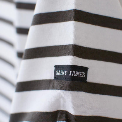 SAINT JAMES [PIRIAC BORDER - NEIGE×TAUPE] [pb-nei-tau] ピリアック ボーダー・白×グレープブラウン [2025SS]