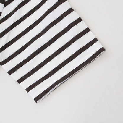 SAINT JAMES [PIRIAC BORDER - NEIGE×TAUPE] [pb-nei-tau] ピリアック ボーダー・白×グレープブラウン [2025SS]