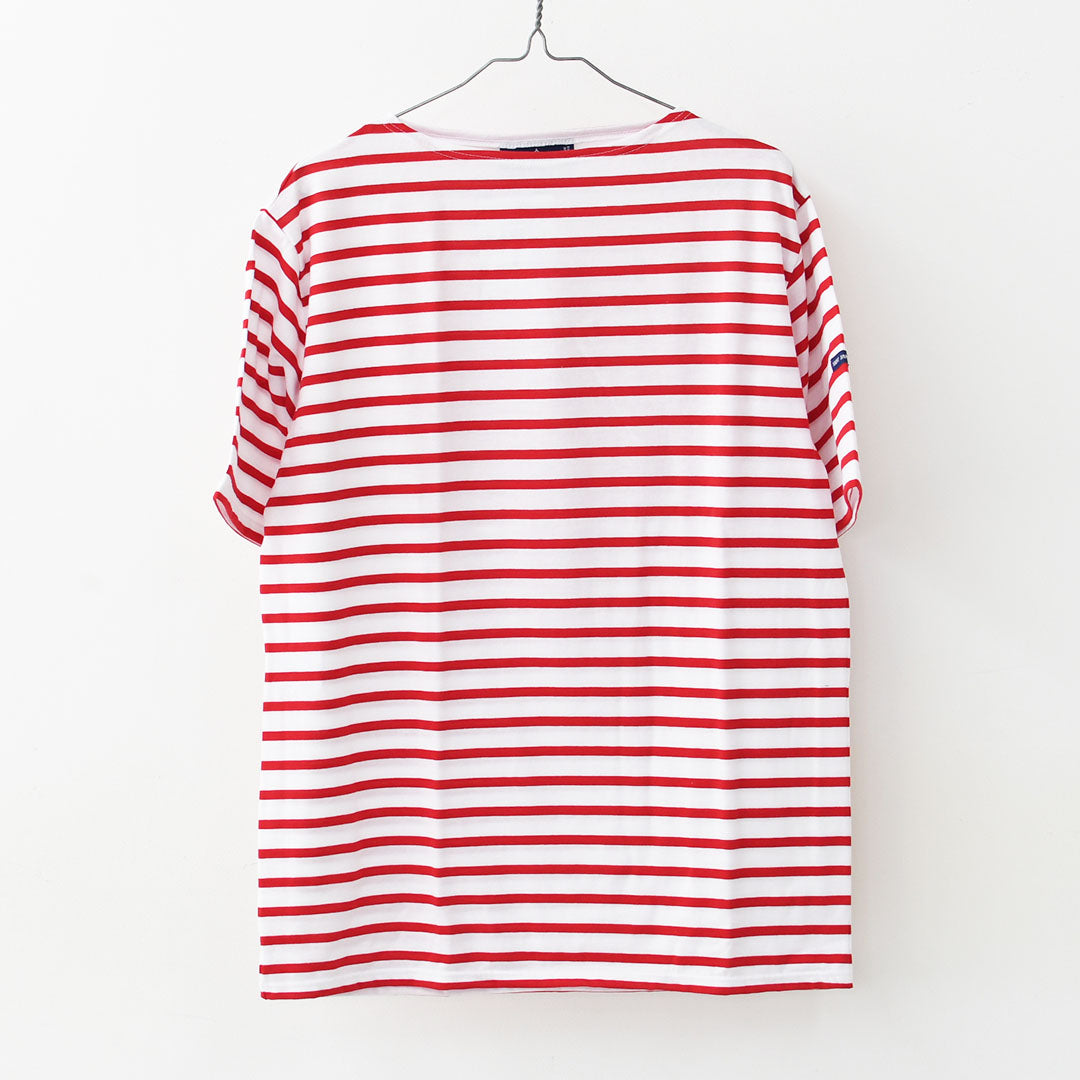 SAINT JAMES [PIRIAC BORDER - NEIGE×TULIPE] [pb-nei-tul] セントジェームス 正規販売店・ピリアック ボーダー・白×赤・MEN'S / LADY'S [2026SS]
