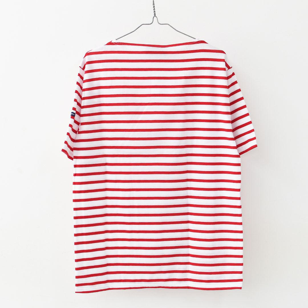 SAINT JAMES [PIRIAC BORDER - NEIGE×TULIPE] [pb-nei-tul] セントジェームス 正規販売店・ピリアック ボーダー・白×赤・MEN'S / LADY'S [2026SS]
