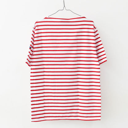 SAINT JAMES [PIRIAC BORDER - NEIGE×TULIPE] [pb-nei-tul] セントジェームス 正規販売店・ピリアック ボーダー・白×赤・MEN'S / LADY'S [2026SS]