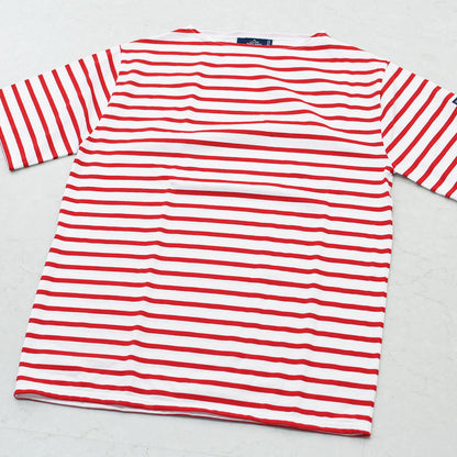 SAINT JAMES [PIRIAC BORDER - NEIGE×TULIPE] [pb-nei-tul] セントジェームス 正規販売店・ピリアック ボーダー・白×赤・MEN'S / LADY'S [2026SS]