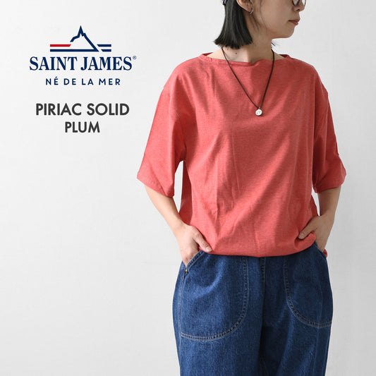 SAINT JAMES [PIRIAC SOLID - PLUM] [ps-plum] ピリアック（無地）・プラム [2024SS]