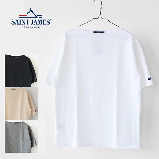 SAINT JAMES [セントジェームス 正規販売店] OUESSANT SHORT SLEEVE SHIRTS SOLID [sl-03jc1325] ウエッソン[2024SS]