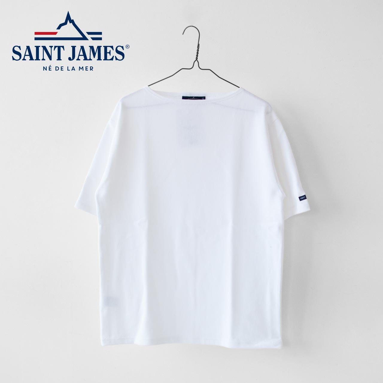 SAINT JAMES [セントジェームス 正規販売店] OUESSANT SHORT SLEEVE SHIRTS SOLID [sl-03jc1325] ウエッソン[2024SS]