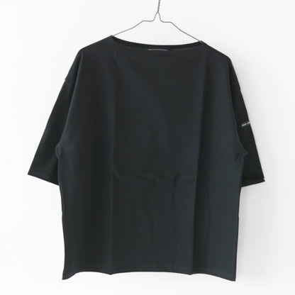 SAINT JAMES [PIRIAC TEE LOOSE SOLID] [sl-21jc8733] セントジェームス 正規販売店・ピリアックルーズT 無地・五分袖・ドロップショルダー・無地カットソー・LADY'S [2025SS]
