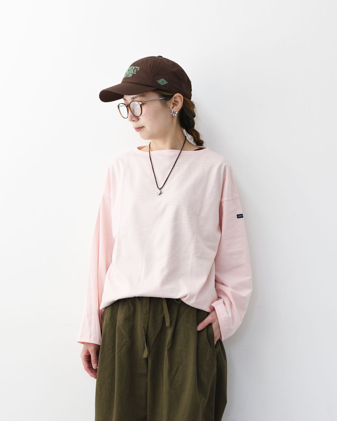 SAINT JAMES [セントジェームス 正規販売店] 24JC MORL.LOOSE L/S SOLID [sl-24jcmorl] モーレルーズドロップショルダー[2026SS]
