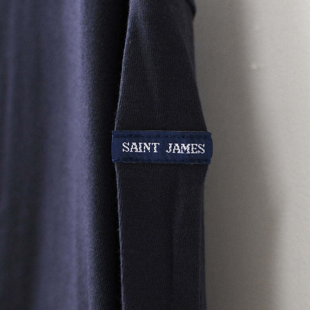 SAINT JAMES [セントジェームス 正規販売店] 24JC MORL.LOOSE L/S SOLID [sl-24jcmorl] モーレルーズドロップショルダー[2026SS]