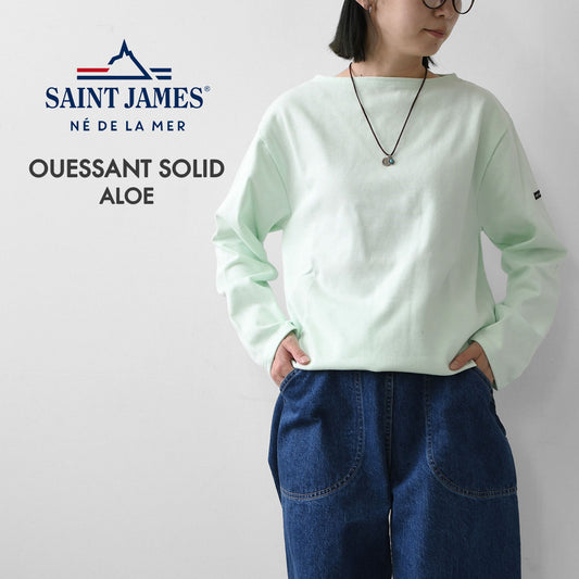 SAINT JAMES  [OUESSANT SOLID - ALOE] [sol-aloe] ウェッソンソリッド・アイスグリーン [2025SS]