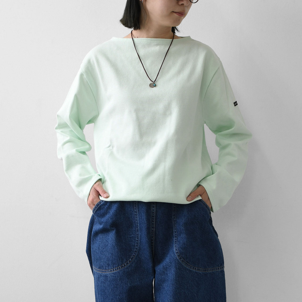 SAINT JAMES  [OUESSANT SOLID - ALOE] [sol-aloe] ウェッソンソリッド・アイスグリーン [2025SS]