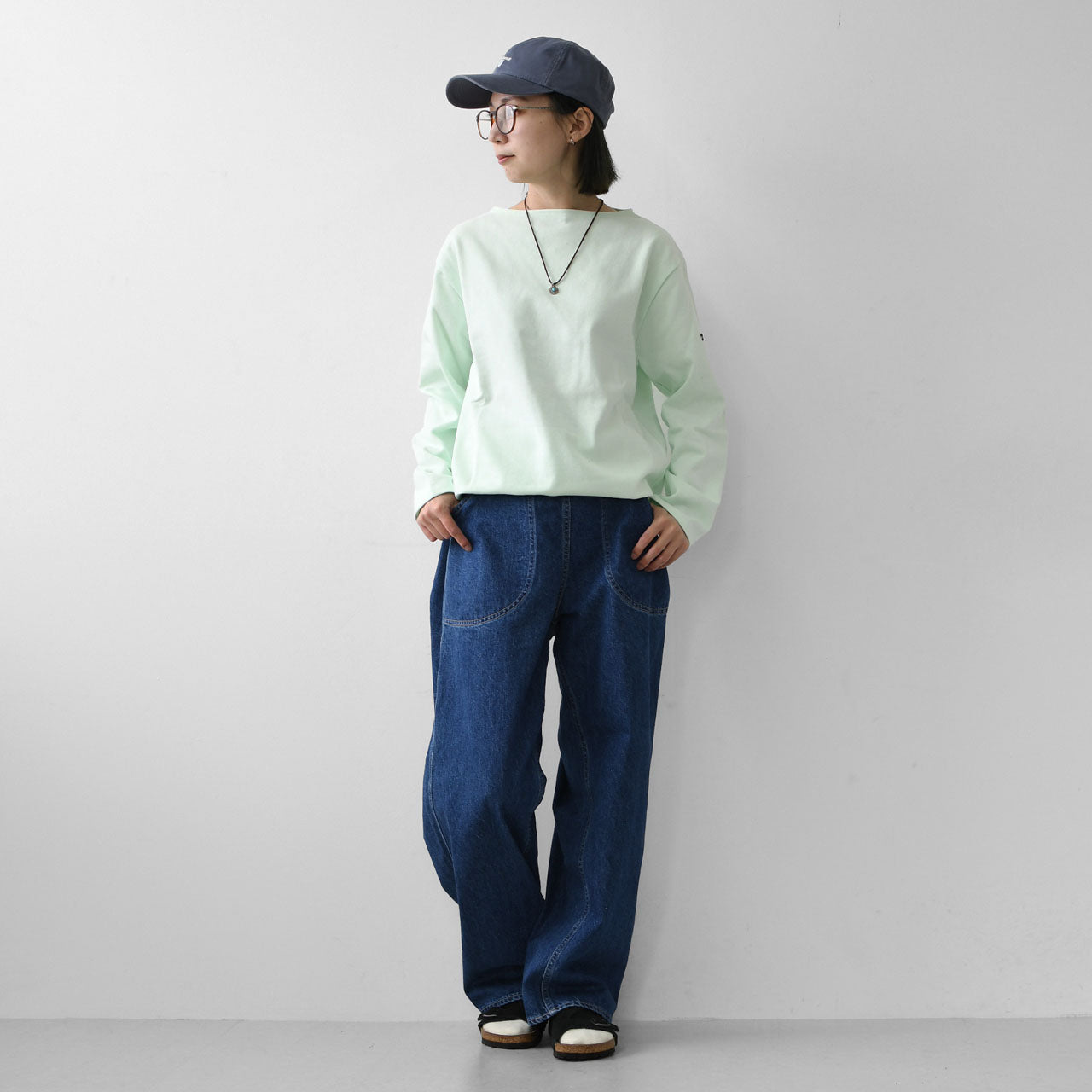 SAINT JAMES  [OUESSANT SOLID - ALOE] [sol-aloe] ウェッソンソリッド・アイスグリーン [2025SS]