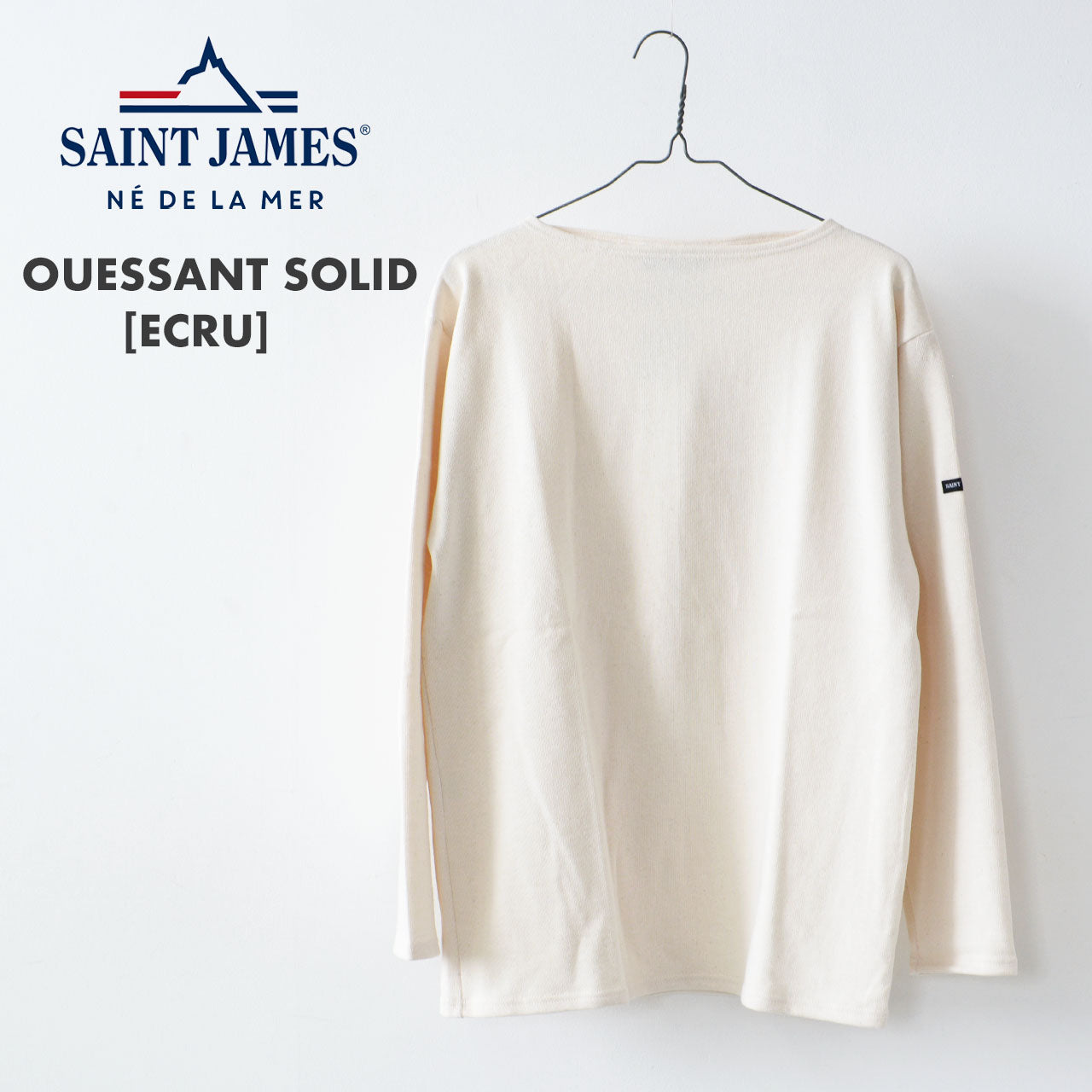 SAINT JAMES  [OUESSANT SOLID - ECRU] [sol-ecru] ウェッソンソリッド [2024AW]