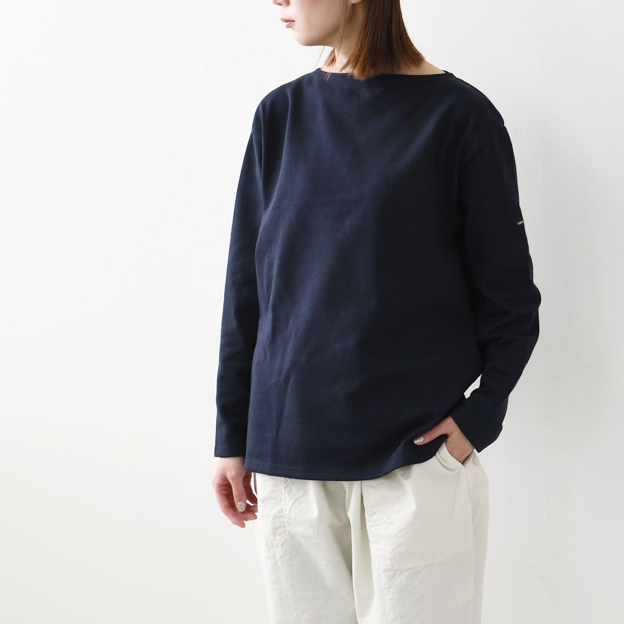 SAINT JAMES  [OUESSANT SOLID - NAVY] [sol-navy] ウェッソンソリッド・ネイビー [2026SS]