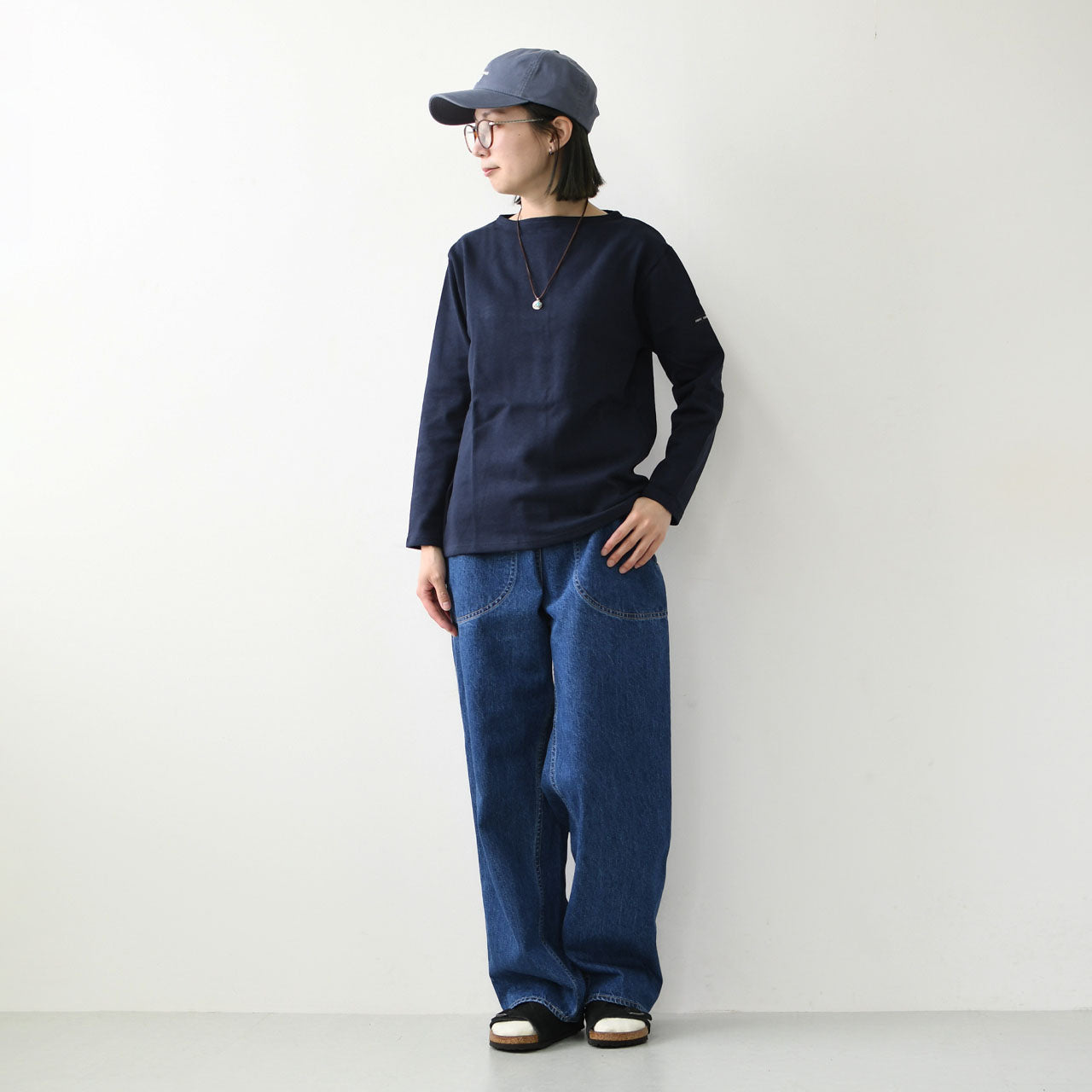 SAINT JAMES  [OUESSANT SOLID - NAVY] [sol-navy] ウェッソンソリッド・ネイビー [2026SS]