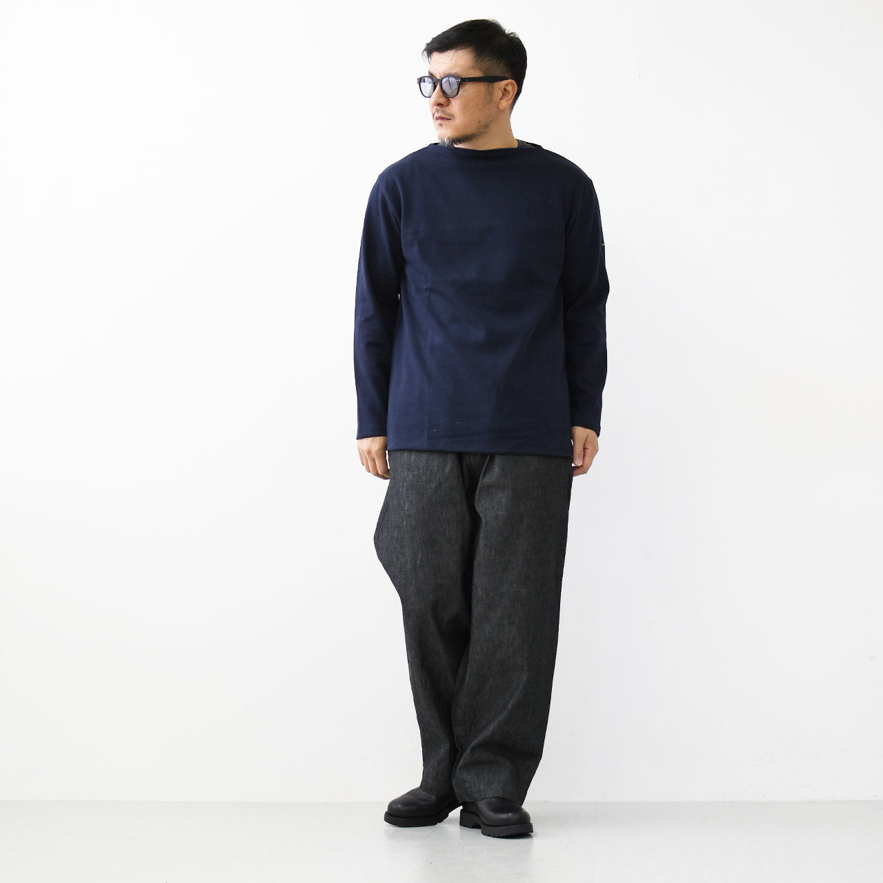 SAINT JAMES  [OUESSANT SOLID - NAVY] [sol-navy] ウェッソンソリッド・ネイビー [2026SS]