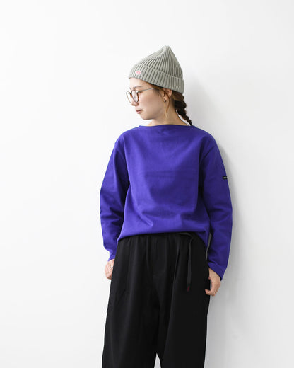 SAINT JAMES  [OUESSANT SOLID - PRUNELLE] [sol-purn] セントジェームス 正規販売店・ウェッソンソリッド・プリュネルパープル [2025AW]