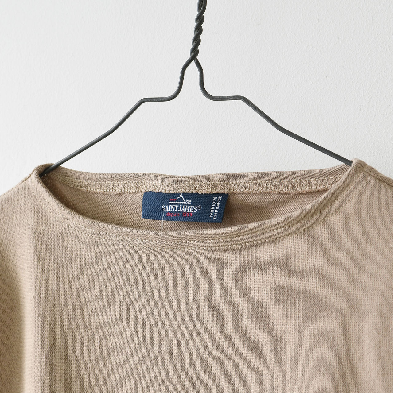 SAINT JAMES  [OUESSANT SOLID - SABLE] [sol-sable] ウェッソンソリッド・ベージュ [2025SS]