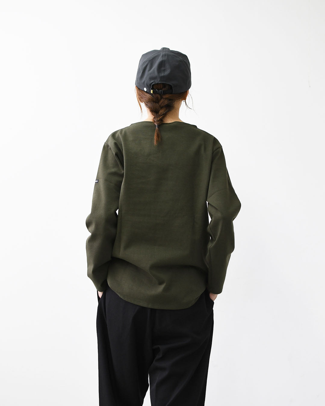 SAINT JAMES  [OUESSANT SOLID - TOURBE] [sol-tour] セントジェームス 正規販売店・ウェッソンソリッド・モスグリーン [2025AW]