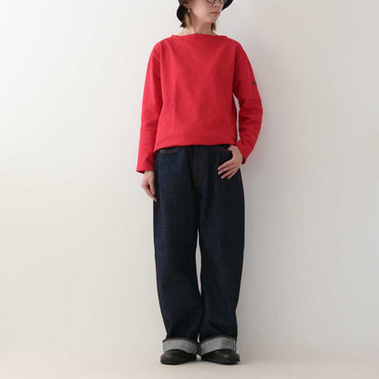 SAINT JAMES [OUESSANT SOLID - TULIPE] [sol-tulipe] ウエッソン ソリッド（無地）・レッド  [2026SS]