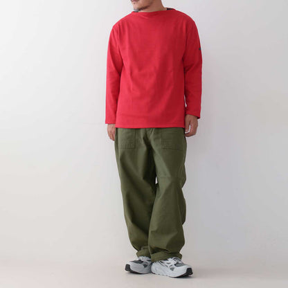 SAINT JAMES [OUESSANT SOLID - TULIPE] [sol-tulipe] ウエッソン ソリッド（無地）・レッド  [2026SS]