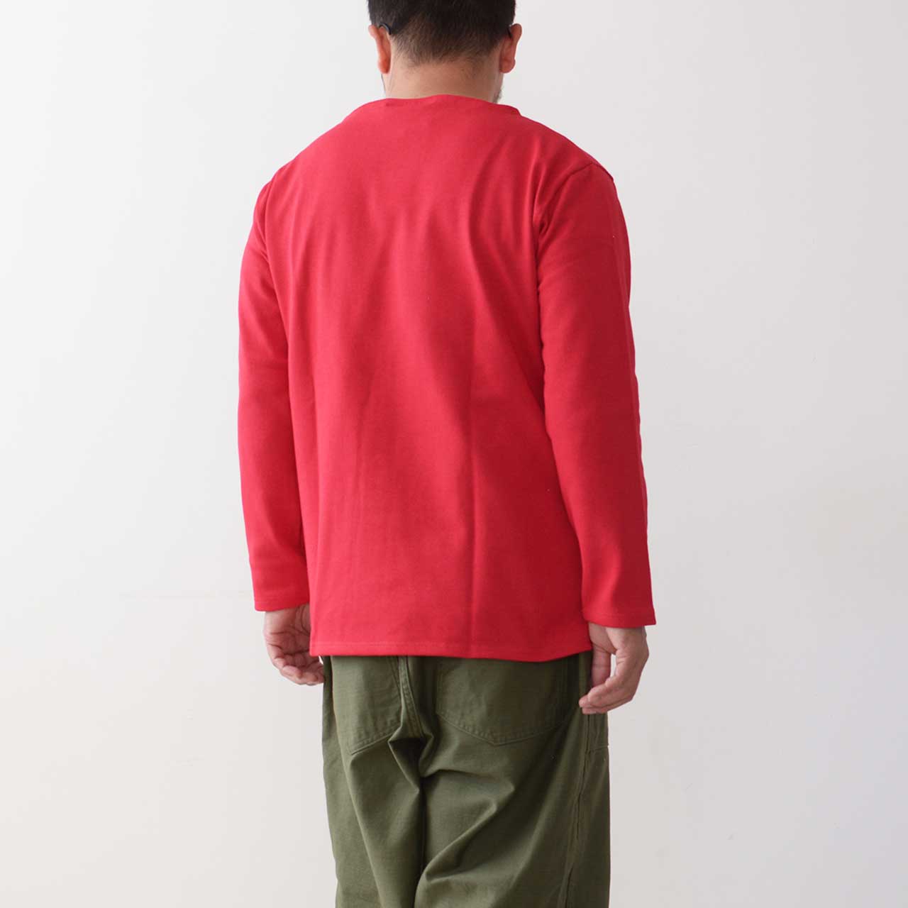 SAINT JAMES [OUESSANT SOLID - TULIPE] [sol-tulipe] ウエッソン ソリッド（無地）・レッド  [2026SS]