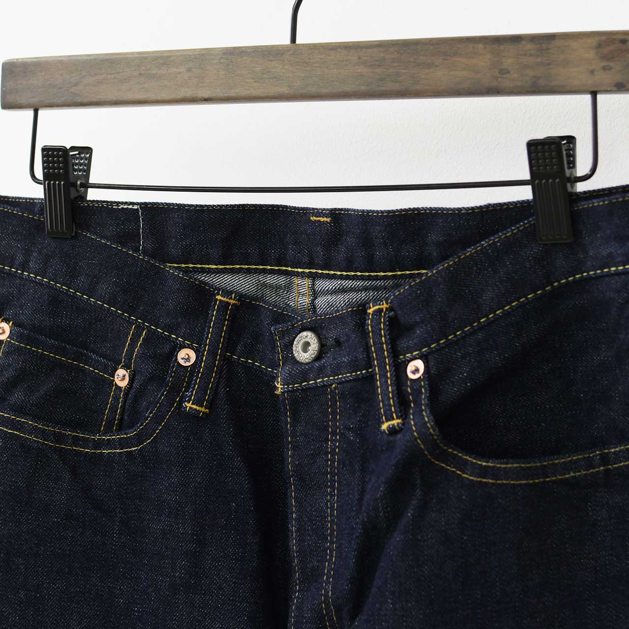 Sanca [サンカ] 15.5OZ DENIM TAPERED 5P [S24FPT01] 15.5オンス デニム テーパード ユーズド 5Pパンツ [2025SS]