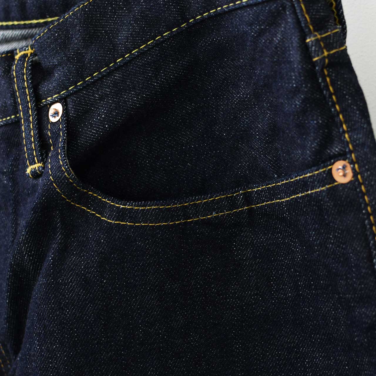 Sanca [サンカ] 15.5OZ DENIM TAPERED 5P [S24FPT01] 15.5オンス デニム テーパード ユーズド 5Pパンツ [2025SS]