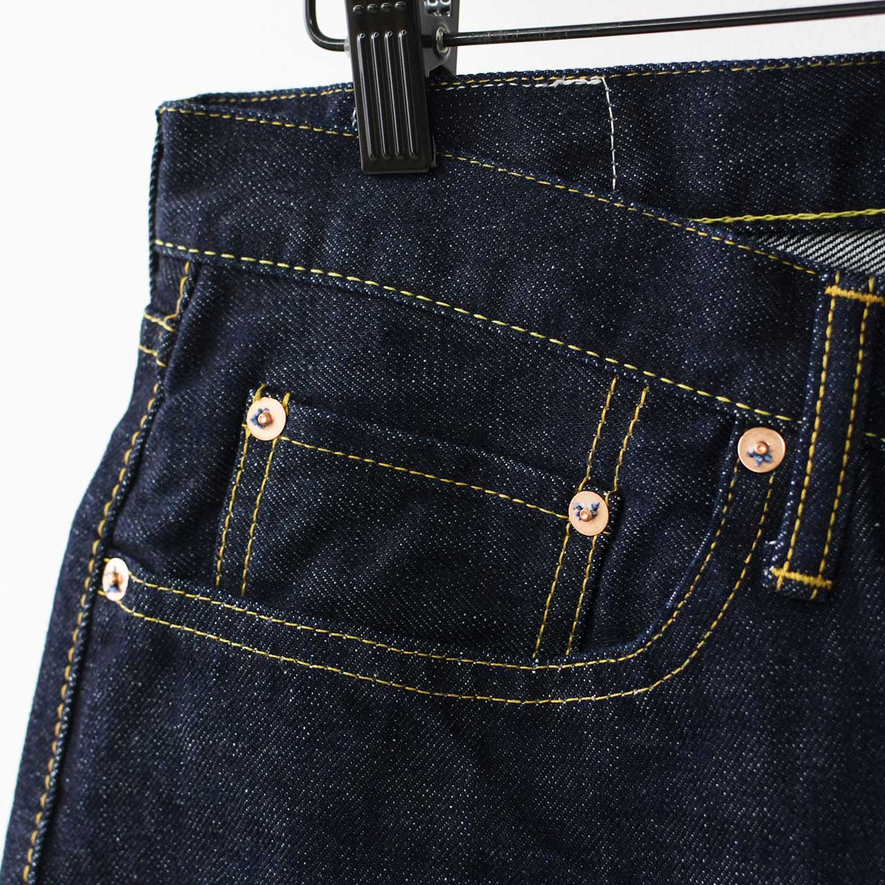 Sanca [サンカ] 15.5OZ DENIM TAPERED 5P [S24FPT01] 15.5オンス デニム テーパード ユーズド 5Pパンツ [2025SS]