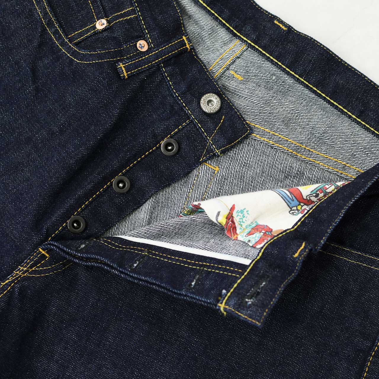 Sanca [サンカ] 15.5OZ DENIM TAPERED 5P [S24FPT01] 15.5オンス デニム テーパード ユーズド 5Pパンツ [2025SS]