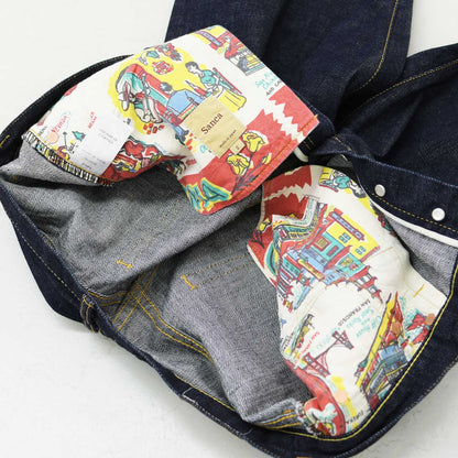 Sanca [サンカ] 15.5OZ DENIM TAPERED 5P [S24FPT01] 15.5オンス デニム テーパード ユーズド 5Pパンツ [2025SS]