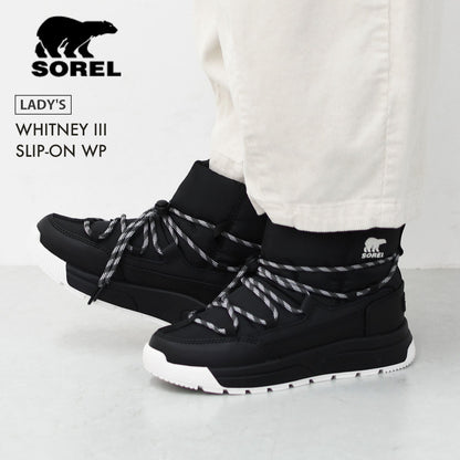SOREL [ソレル] WHITNEY III SLIP-ON WP [NL-5283] ウィットニー3 スリッポンウォータープルーフ・ブーツ・スリップオン・防水・スノーブーツ・LADY'S [2025AW]