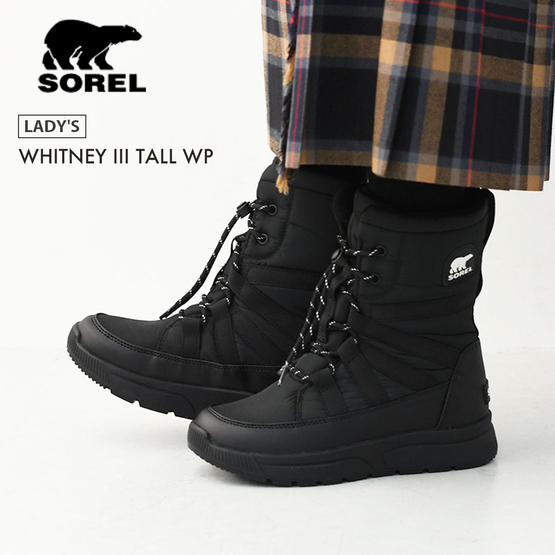 SOREL [ソレル] WHITNEY III TALL WP [NL-5284] ウィットニー3 トールウォータープルーフ・ブーツ・スリップオン・防水・スノーブーツ・LADY'S [2025AW]