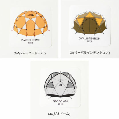 THE NORTH FACE [ザ・ノース・フェイス] GEODESIC DOME STICKER [NN31804] ジオデックドームステッカー[STANDARD]