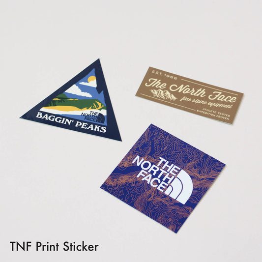 THE NORTH FACE [ザ・ノース・フェイス] TNF Print Sticker [NN32348] TNFプリントステッカー[2024AW]