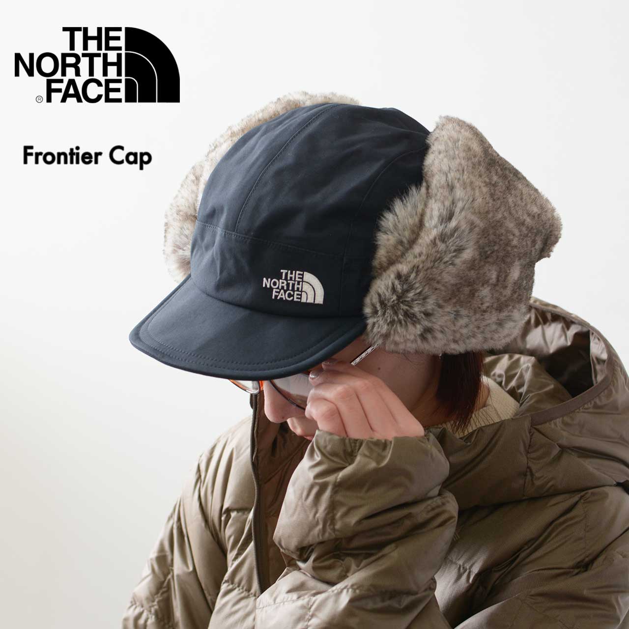 THE NORTH FACE [ザ ノースフェイス正規代理店] Frontier Cap [NN42537] フロンティアキャップ（ユニセックス）・耳あて付き・裏ボア・フリース・アウトドア・キャンプ・ウィンターグッズ・冬小物・撥水・防水・防寒・保温・もこもこ・あったか・MENS/LADYS [2025AW]