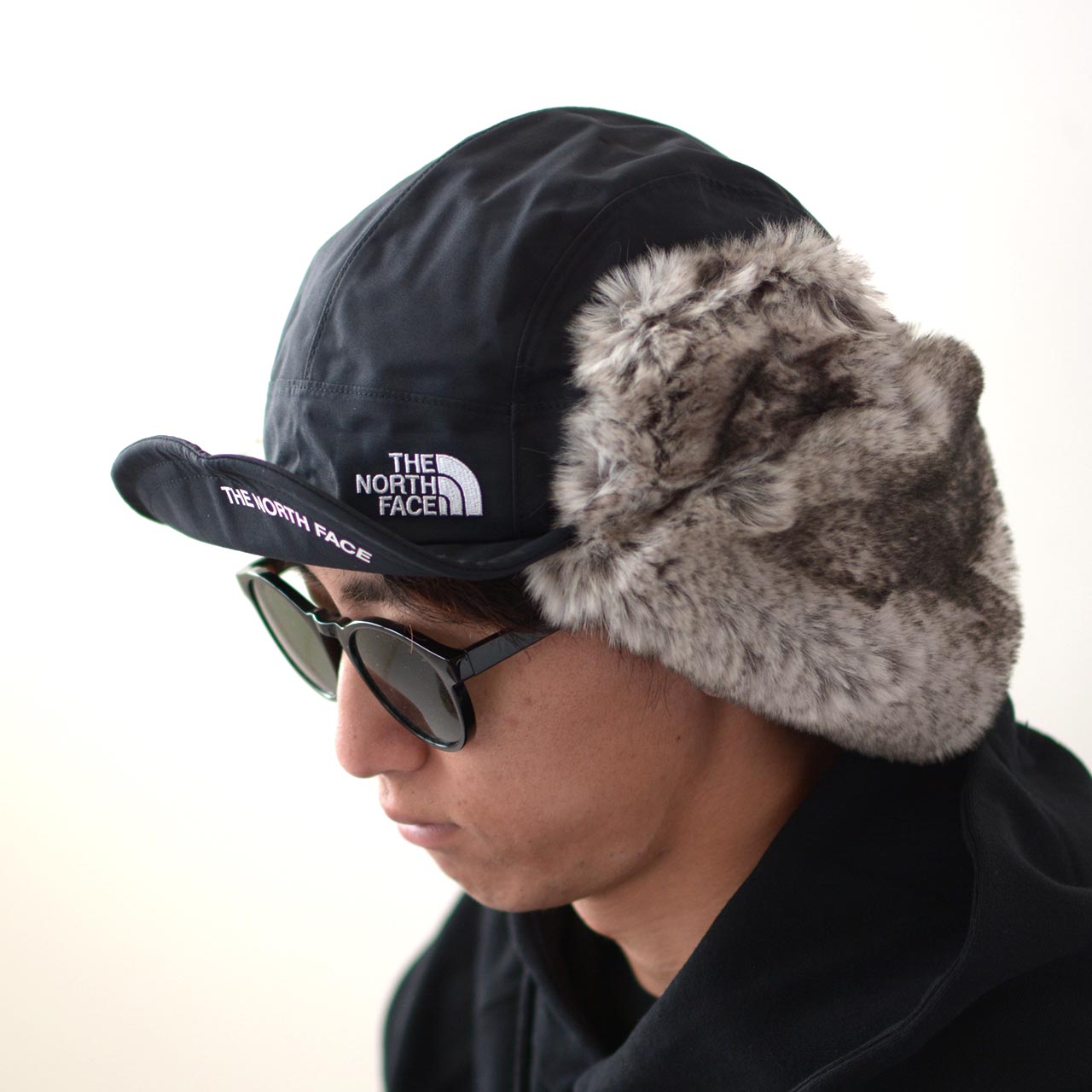 THE NORTH FACE [ザ ノースフェイス正規代理店] Frontier Cap [NN42537] フロンティアキャップ（ユニセックス）・耳あて付き・裏ボア・フリース・アウトドア・キャンプ・ウィンターグッズ・冬小物・撥水・防水・防寒・保温・もこもこ・あったか・MENS/LADYS [2025AW]