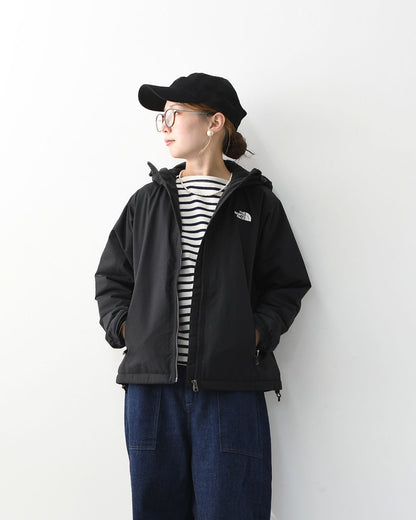 THE NORTH FACE  [ザ ノースフェイス正規代理店] W Compact Nomad Jacket [NPW72531] コンパクトノマドジャケット（レディース）・中わたジャケット・軽量・はっ水・キャンプ・アウトドア・LADY'S [2025AW]