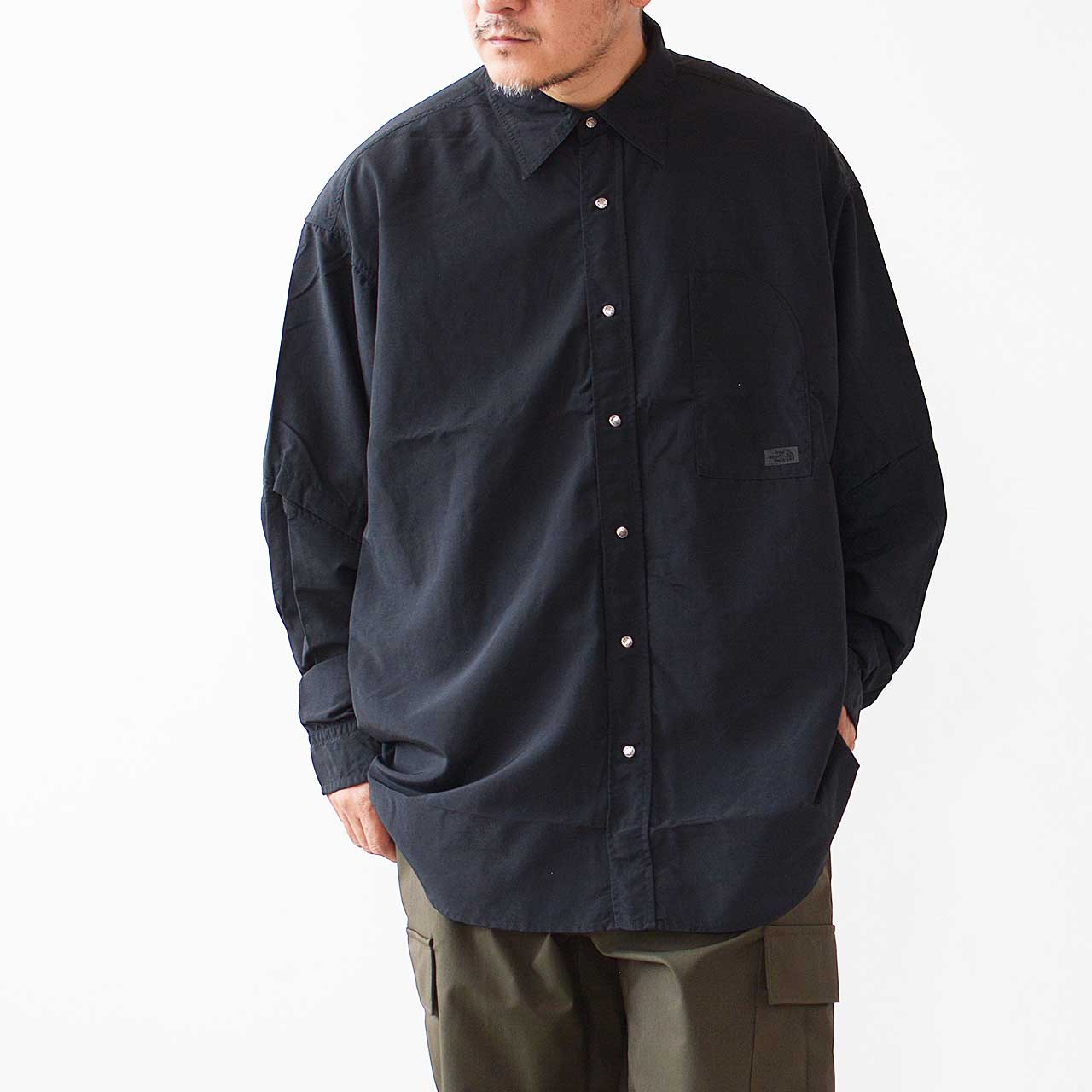 THE NORTH FACE  [ザ・ノース・フェイス正規代理店] L/S Enride Shirt [NR62461] ロングスリーブエンライドシャツ（ユニセックス）[2024AW]