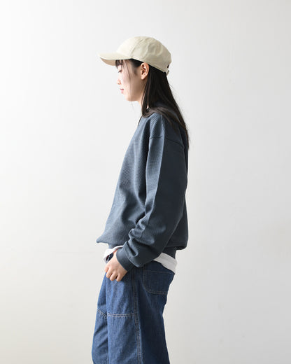 THE NORTH FACE  [ザ・ノース・フェイス正規代理店] L/S Ripple Knit Crew [NT12641] ロングスリーブリップルニットクルー（ユニセックス）・長袖Tシャツ・シンプル・ニットソー・MEN'S / LADY'S [2026SS]