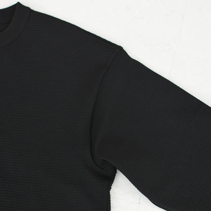 THE NORTH FACE  [ザ・ノース・フェイス正規代理店] L/S Ripple Knit Crew [NT12641] ロングスリーブリップルニットクルー（ユニセックス）・長袖Tシャツ・シンプル・ニットソー・MEN'S / LADY'S [2026SS]