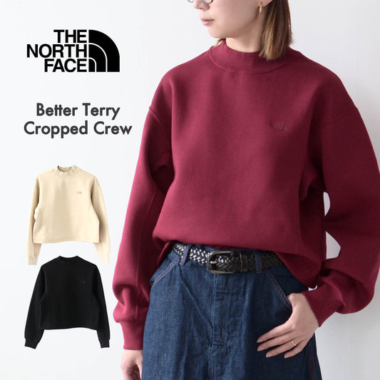 THE NORTH FACE  [ザ・ノースフェイス正規代理店] W's Better Terry Cropped Crew [NTW62435] ベターテリークロップドクルー [2024AW]