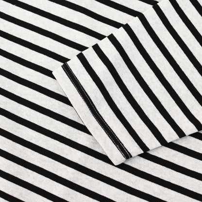 SAINT JAMES [20JC OUES LOOSE BORDER - GRIS.CL/NOIR] [20jclb-gr-nor] ウエッソンルーズ ボーダー・杢ｼﾙﾊﾞｰｸﾞﾚｰ×ﾌﾞﾗｯｸ [2025SS]