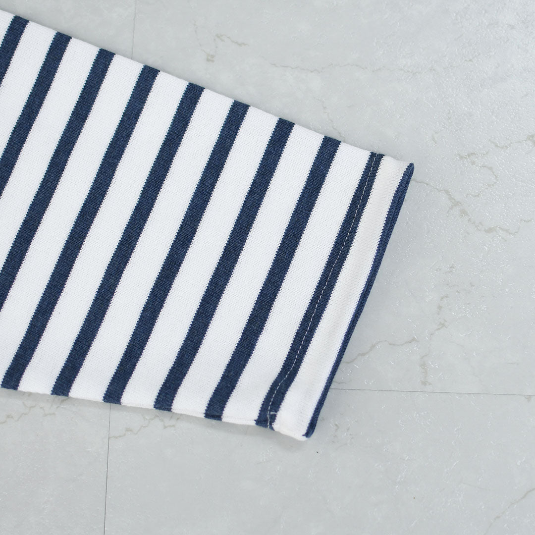 SAINT JAMES [20JC OUES LOOSE BORDER - NEIGE/INDIGO ] [20jclb-ne-ind] セントジェームス 正規販売店・ウエッソンルーズ ボーダー・白×インディゴ [2026SS]