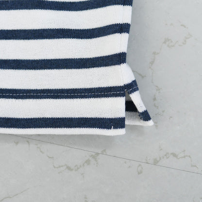 SAINT JAMES [20JC OUES LOOSE BORDER - NEIGE/INDIGO ] [20jclb-ne-ind] セントジェームス 正規販売店・ウエッソンルーズ ボーダー・白×インディゴ [2026SS]