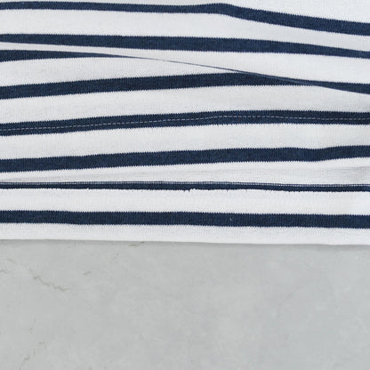 SAINT JAMES [20JC OUES LOOSE BORDER - NEIGE/INDIGO ] [20jclb-ne-ind] セントジェームス 正規販売店・ウエッソンルーズ ボーダー・白×インディゴ [2026SS]